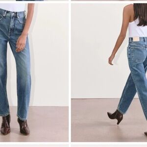 Everlane Organic Way High Crop Straight Leg Jeans - 28